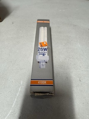 OSRAM DULUX D 26W CFL Bulbs G24d-3 Base 4100K Cool White Made in USA