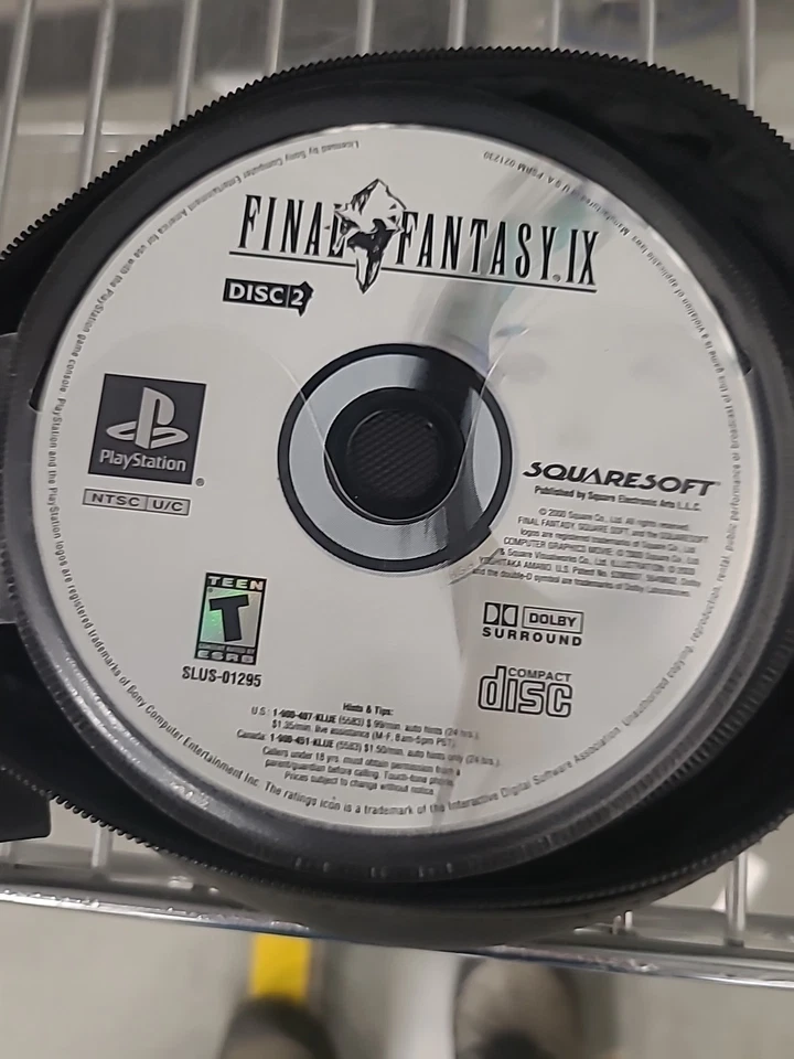 Final Fantasty 9(IX) ps1 (4)Disks Only - Image 2 of 4