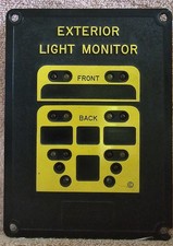 School Bus Exterior Light Monitor.