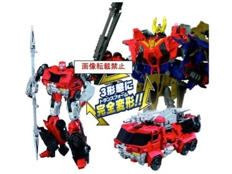 G03 Ganou Samurai Fire Truck | Transformers Go! Japanese Takara Tomy - Image 4 of 4