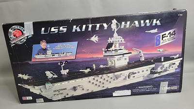MEGA BLOKS PROBUILDER COLLECTOR SERIES USS KITTYHAWK AIRCRAFT CARRIER #9780