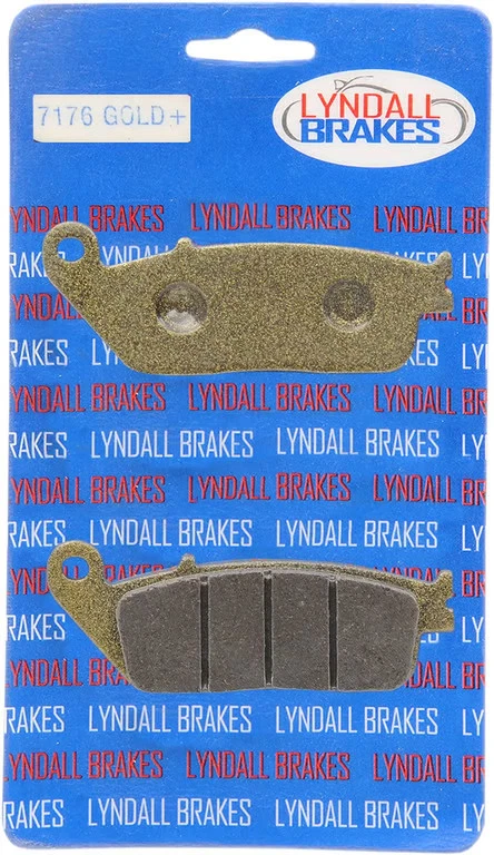 Lyndall Racing Brakes 7176-GOLDPLUS Gold-Plus Brake Pads Rear 7176-GPLUS - Image 3 of 4
