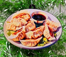 WONTONS Ornament - Chinese Food Themed Wontons Christmas Ornament - Unique Gift