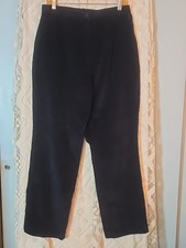 Casual BROOKS BROTHERS Navy Cotton Corderoy 3 Pocket Pleat Front Pants Size14