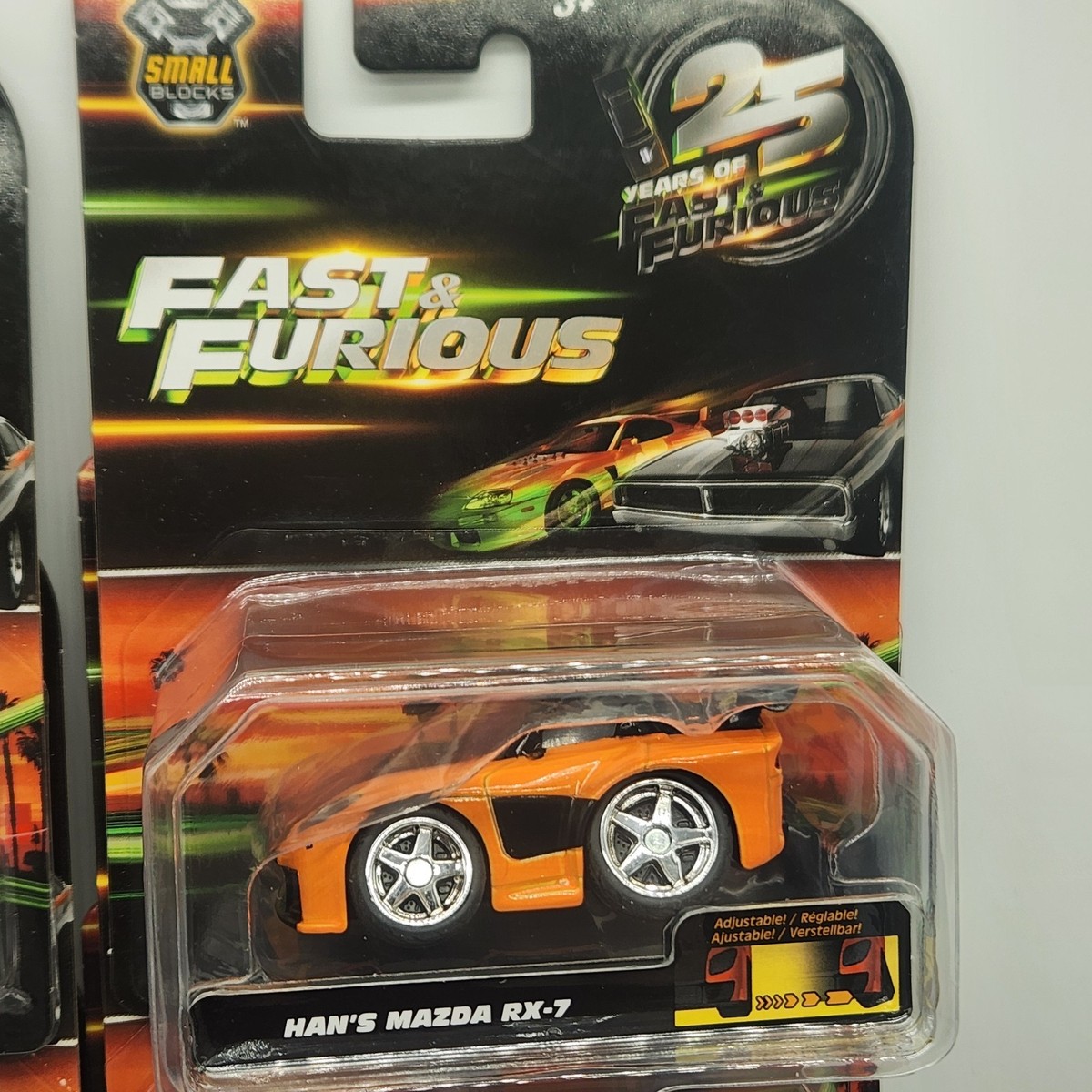 Full Set Of 6 Jada Fast & Furious 25 Years Small Blocks 1/43