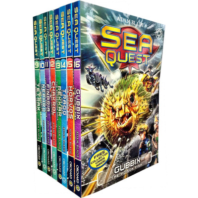Sea Quest Series 3 and 4 Collection Adam Blade 8 Books Set Chakrol  | Adam Blade