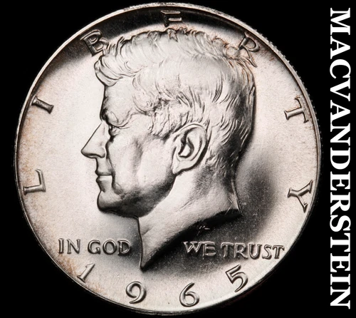 1965 Kennedy Half Dollar- Silver- SMS- Choice Gem Brilliant Uncirculated #J2943