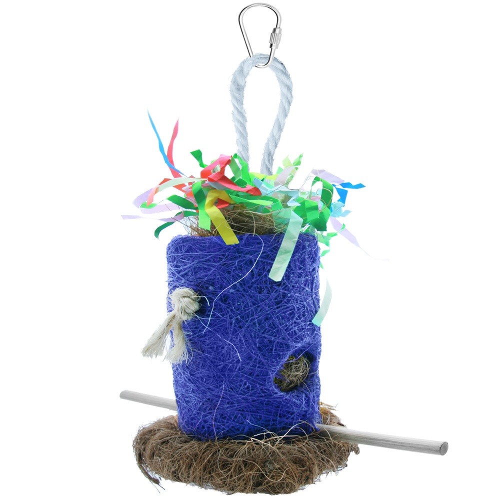 Nesting Confetti Bag Parrot Toy
