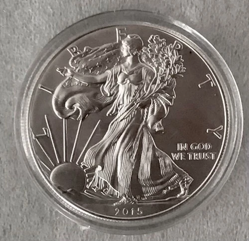 2015 American Silver Eagle - 1 oz .999 Fine Silver - U.S. Mint - Brilliant Unc.