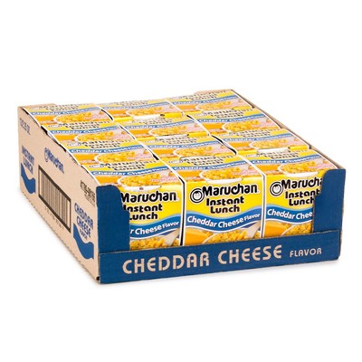 Instant Lunch Cheddar Cheese Ramen Noodle Soup Microwaveable Meal 2.25 Oz 12 ...