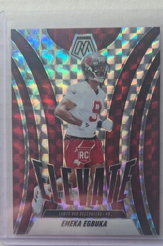 2025 Panini Mosaic - Elevate Emeka Egbuka #2 Mosaic Prizm (RC)