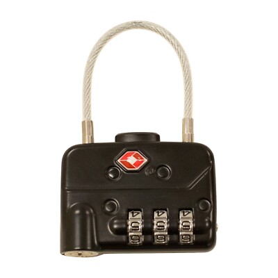 SKB Cases TSA-Kombinations-Vorhängeschloss mit Kabel   2er-Pack Schlösser NEU