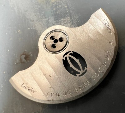 Cartier 8100 MC Movement Rotor Original Preowned For Pasha