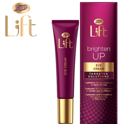 boots lift brighten up eye cream