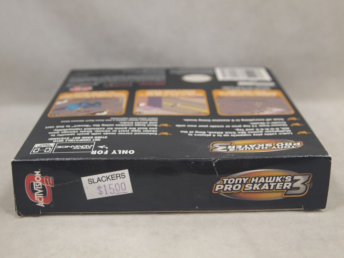 GBA - Tony Hawk's Pro Skater 3 Nintendo Gameboy Advance Box Only