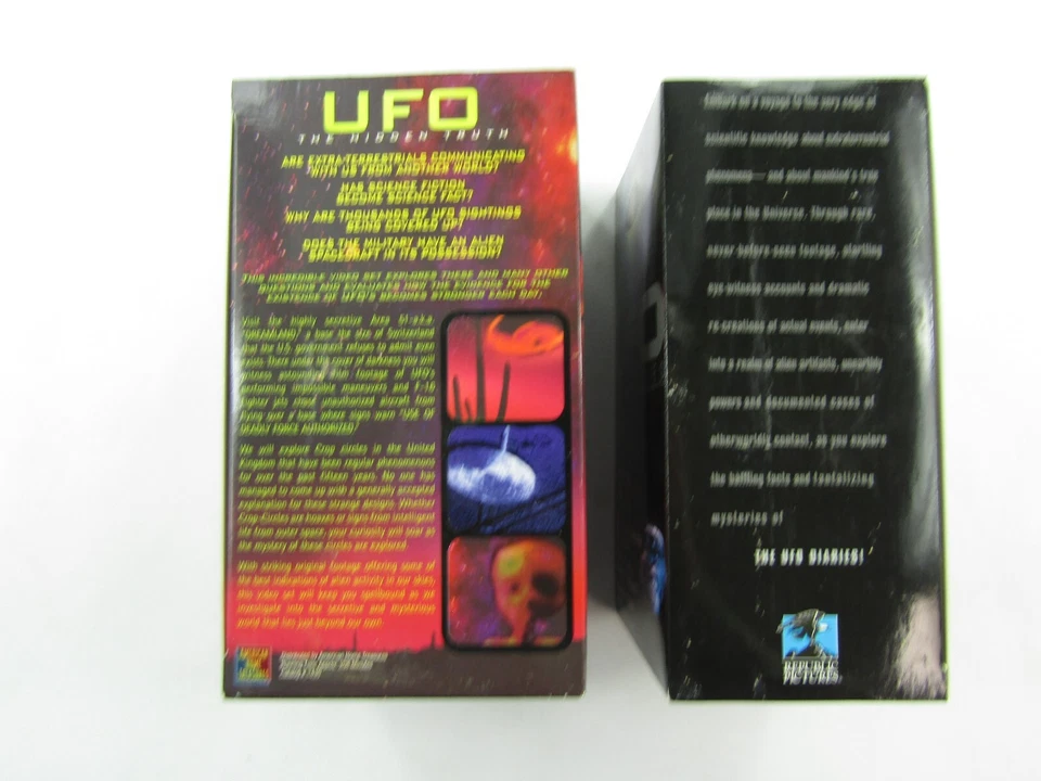 UFO Diaries VHS Box Set & UFO The Hidden Truth Box Set Lot Of 2 Aliens - Image 4 of 4