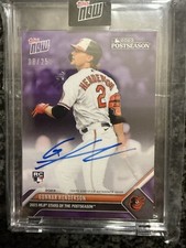 Gunnar Henderson 2023 Topps Now Stars of the Postseason RC On-Card Auto #/25