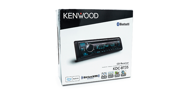 KENWOOD KDC-BT35 CD Car Stereo w/ Bluetooth Front USB AUX Amazon Alexa ...