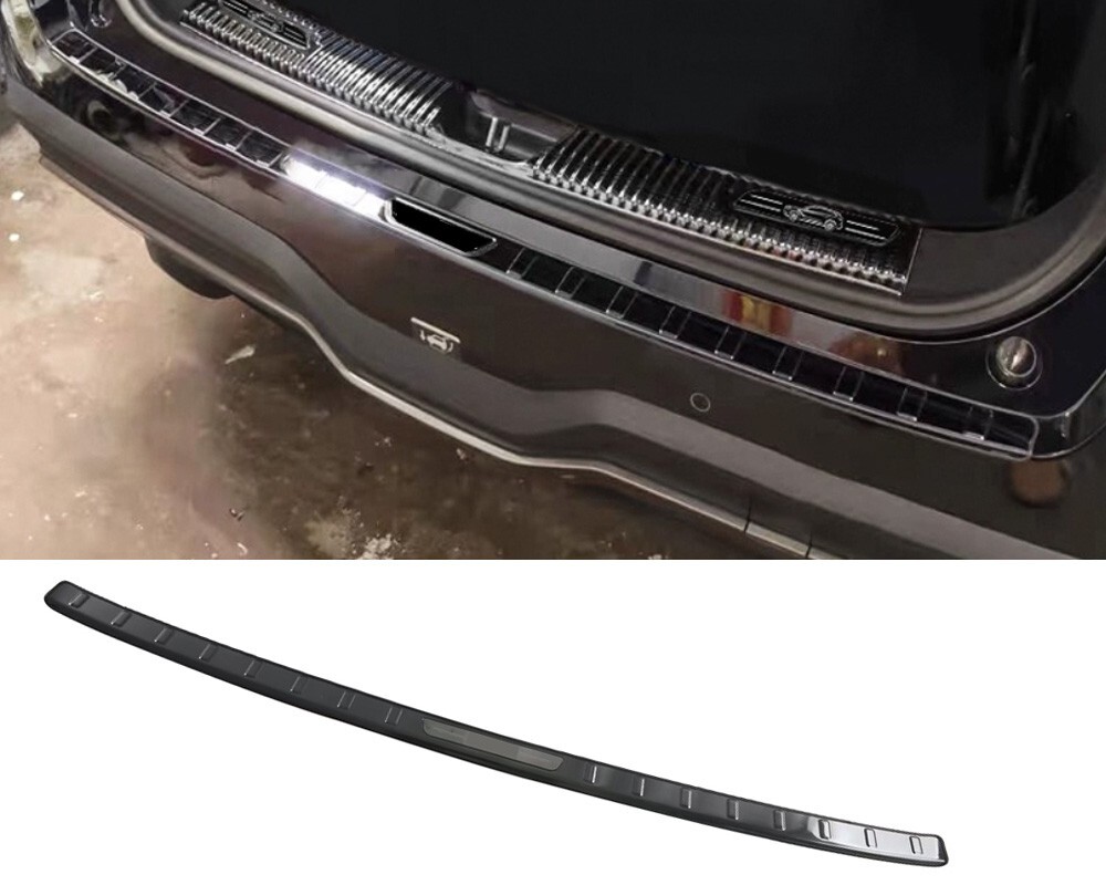 For 2024 MG MG 4 Accessories Steel Rear Bumper Protector Scuff Plate Guard Trim