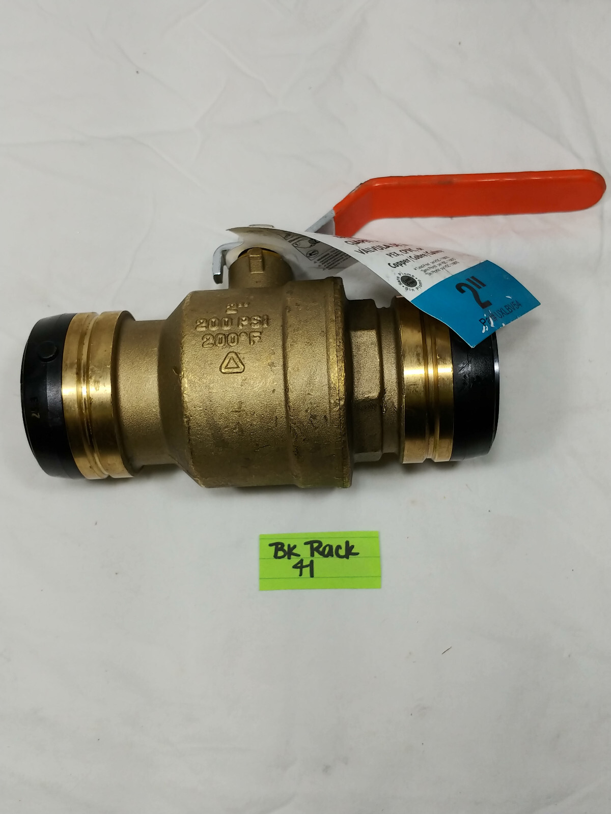 SharkBite 2 Inch Ball Valve, Push to Connect Brass Plumbing Fitting, PEX, Copper