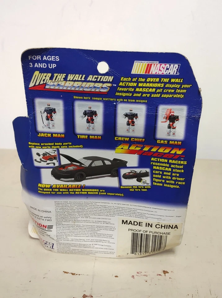 Over the Wall Action Warriors 1996 Tire Man #3 Team Earnhardt - dañado N14 Foto 2 de 4