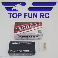 Fantom Racing Cells FAN26034 4400MAH 2S 7.4V 5mm Bullet Lipo Battery