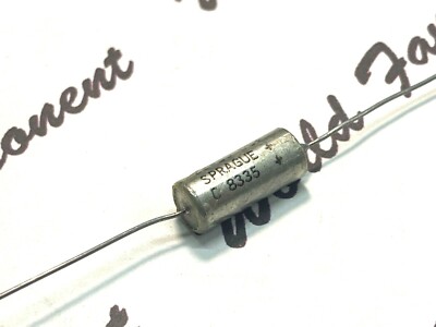 Condensatore Tantalio Assiale Sprague 150D 22uF 35V - Componente Elettronico Vintage Nuovo
