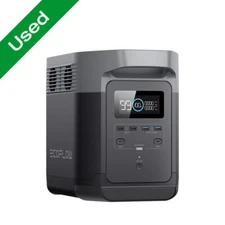EcoFlow 1260Wh DELTA 1300 Portable Power Station Solar Powered Generator Used