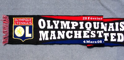 Écharpe OL Olympique Lyonnais – Coupe D'Europe 2007-2008 – Unisexe
