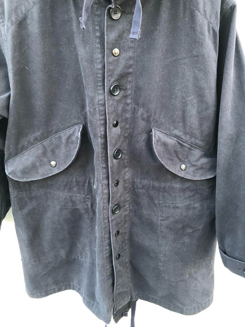 Engineered Garments men's Highland Parka denim size M black Engineered Garments men's Highland Parka denim size M black