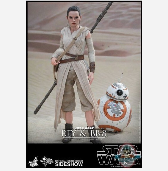 1/6 Scale Star Wars The Force Awakens Rey and BB-8 Set MMS Hot