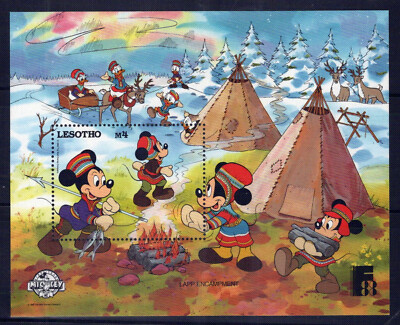 Lesotho 640-649 MNH Disney Mickey & Friends in Finland ZAYIX