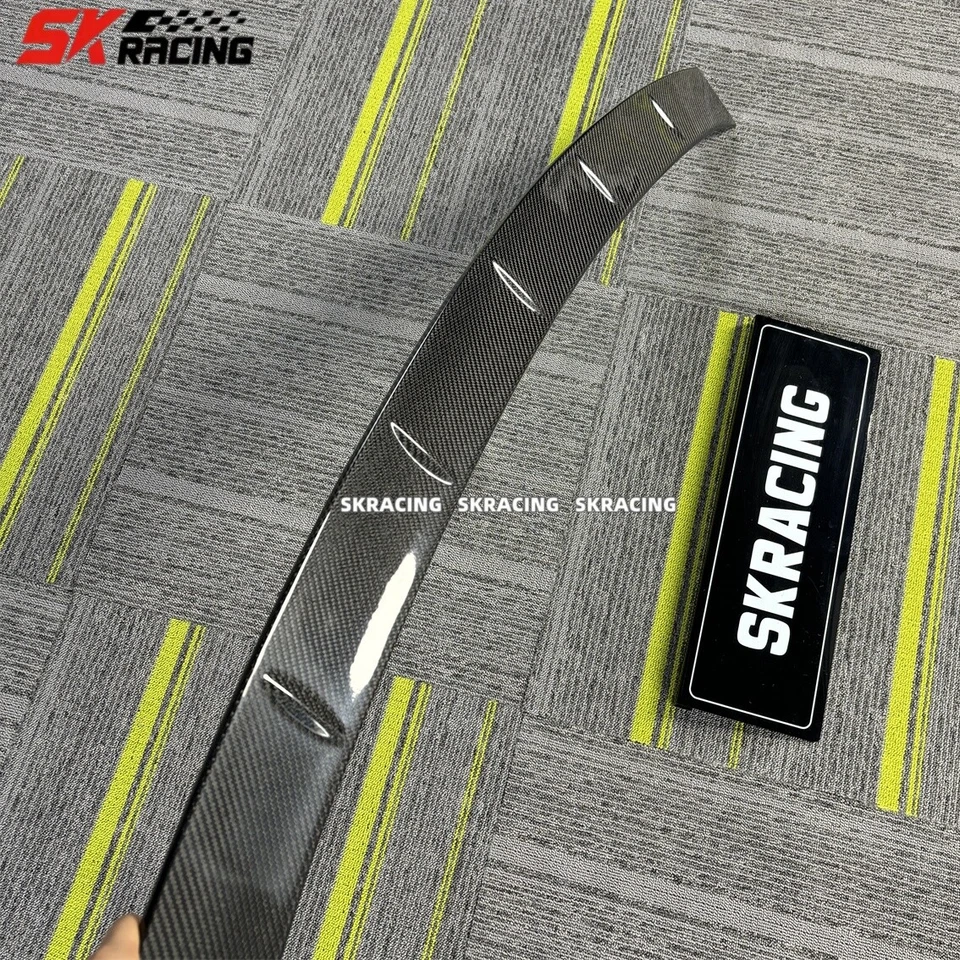 Fits For Cadillac CT6 2016-2018 Real Carbon Fiber Roof Trunk Spoiler Wing Flap - Imagem 4 de 4