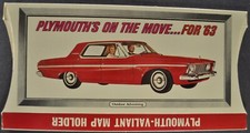 1963 Plymouth Fury Valiant Signet Map Holder Sleeve Excellent Original 63