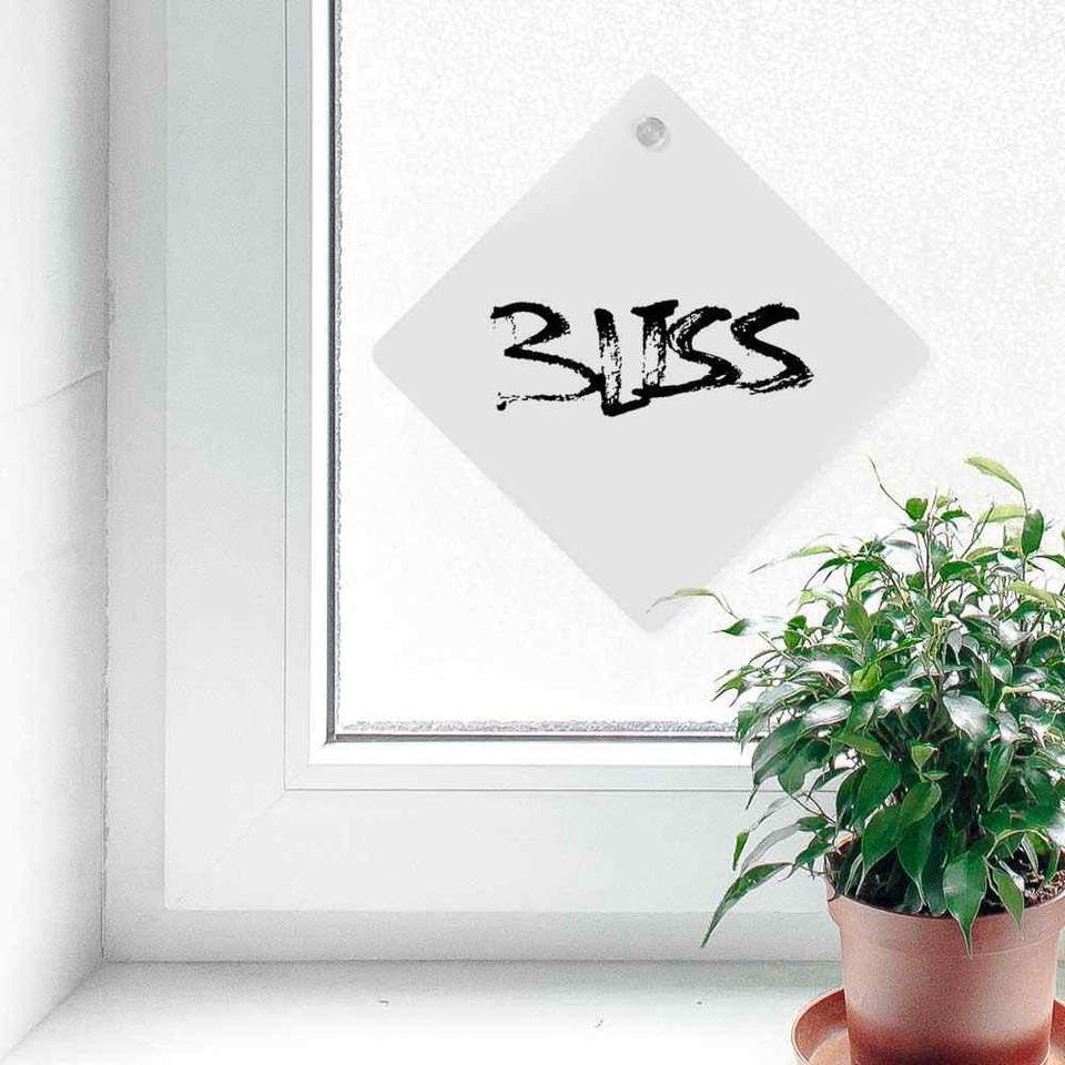 'Bliss' Suction Cup Car Window Sign (CG00001903) eBay