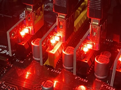 PCIe X1 Adapter PCI E 1X to USB 3.0 Female for PCI Express LED Mining Riser