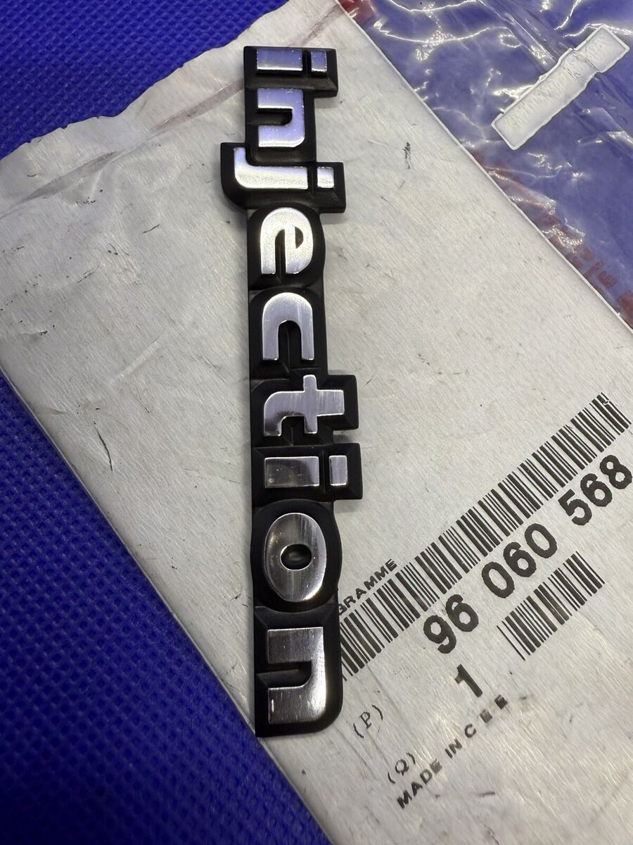Logo Badge Emblem Monogram Lettering Injection CITROËN ZX BX