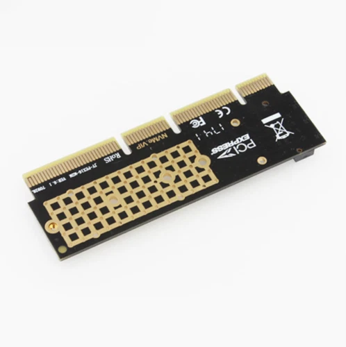 M.2 NVME SSD Adapter Card PCI-E 4.0 X4 X8 X16 M Key Interface + Heatsink - Image 4 of 4