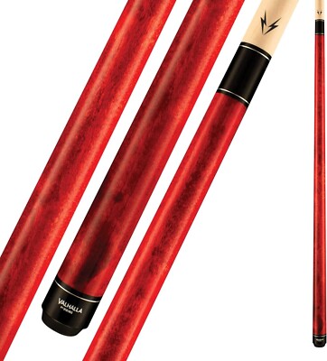 Viking Valhalla VA104 Pool Cue 58'' 2Pc Hard Rock Maple Natural Stain, w/Warranty