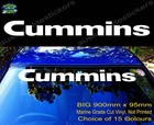 Turbo Diesel Cat Car Windscreen Sticker 4x4 Ute 900mm for Cummins Nissan Dodge