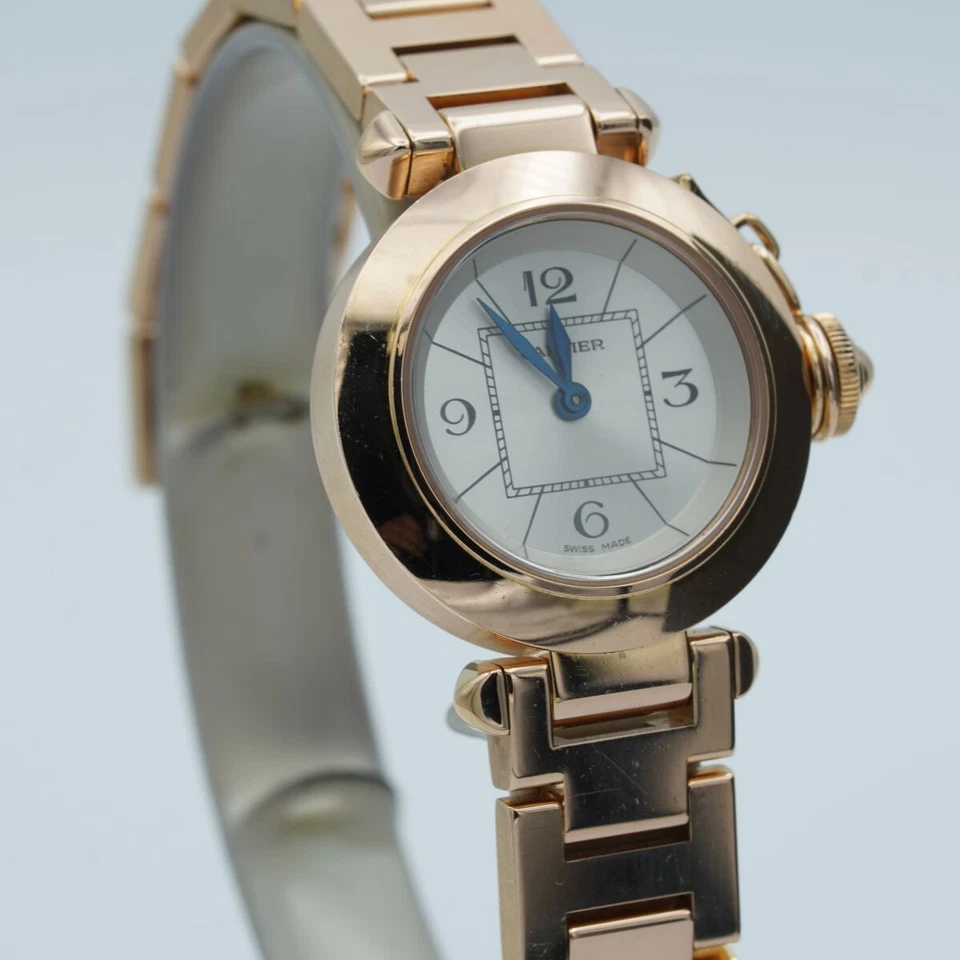 Cartier Pasha Quartz Ladies Watch 27Mm 18K 750 Gold 3133 Rose Gold 95 Gr. - Image 2 of 4