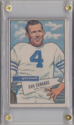 1952 Bowman Large #77 Dan Edwards EX  Set Break