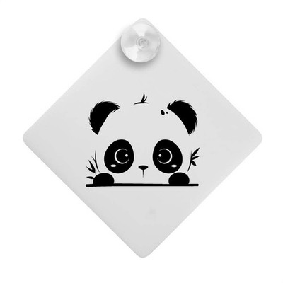 Saugnapf Auto Fenster Schild ''Süßer Panda späht'' (CG00034897)