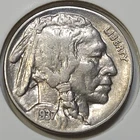 1937-P Buffalo Nickel - Choice UNC✨️ - Split Tail, Lustrous Beauty! 👀