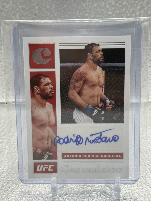 Antonio Rodrigo Nogueira 2021 Panini UFC Chronicles Auto Big Nog HOF