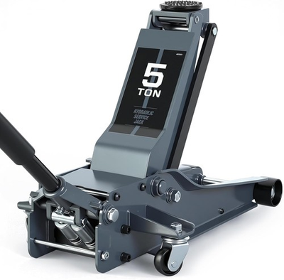 #ad 5 Ton Floor Jack Hydraulic Low Profile Floor Jack Lift Pump 5 Ton Grey $239.99