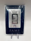 PAMP Suisse Lady Fortuna 10g Silver Bar .999 Fine Silver with Assay Card