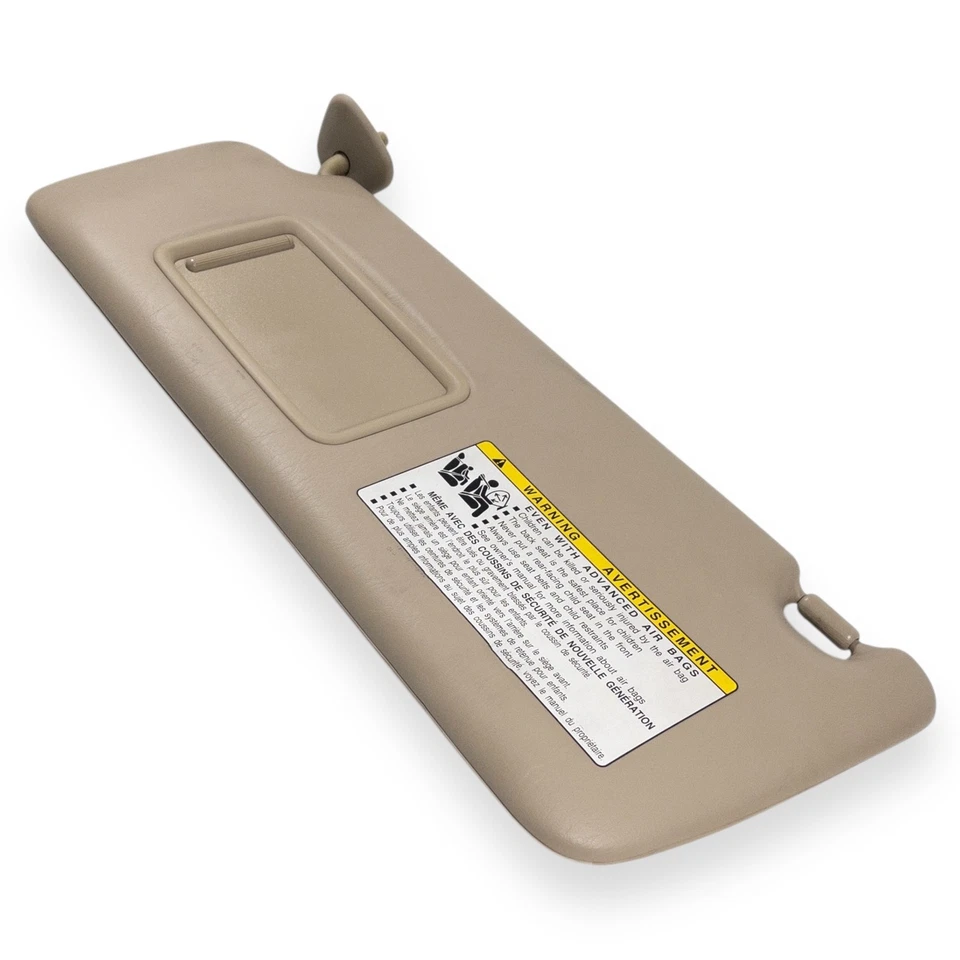 Viseira solar lateral esquerda para motorista Toyota Highlander 2001-2007 bronzeada - Imagem 3 de 4