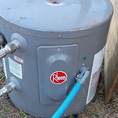 #ad Rheem Electric 6 Gallon Storage Tank Water Heater 120V 2000W Gray XE06P06PU20U0 $50.00