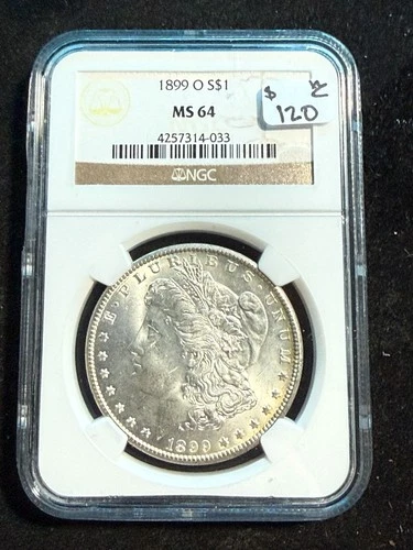 1899 O MORGAN DOLLAR NGC MS 64 033